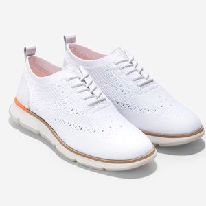 Cole Hana ZEROGRAND Oxford in White